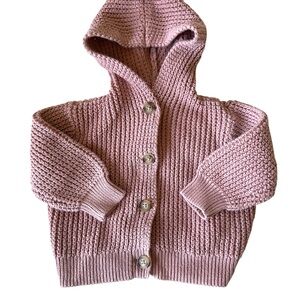 OLD NAVY | Baby Mauve Knit Cardigan